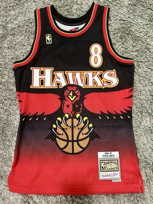Mitchell & Ness Steve Smith Atlanta Hawks 1996-1997 NBA Swingman Jersey Mens S