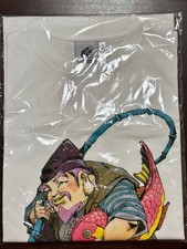 YEBISU x Hirohiko Araki JoJo Collaboration T-Shirt XL White Unopened Rare