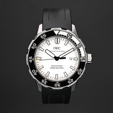 #58 IWC Aquatimer 44mm White Dial Rubber Strap IW356806 2009