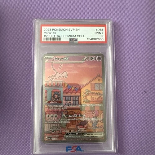 2023 POKEMON SVP EN-SV BLACK STAR PROMO 151 ULTRA-PREM COLL #053 MEW EX PSA 9