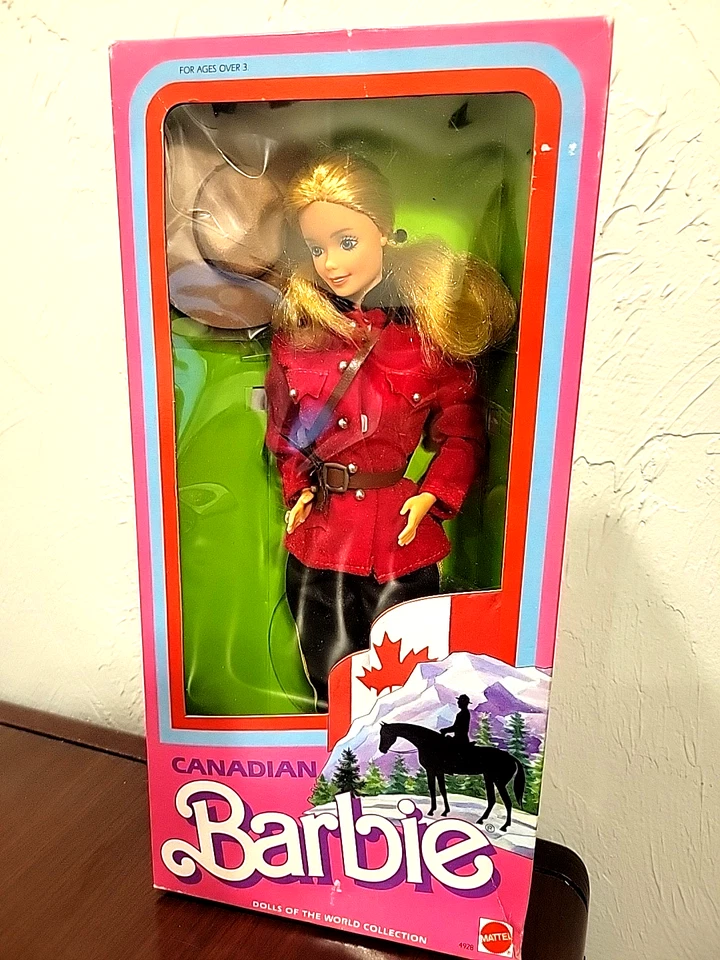 Muñeca Barbie canadiense - Muñecas del mundo - 1987 - Mattel #4928 Foto 2 de 4