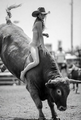 Rodeo Cowgirl Pin-up Art Poster