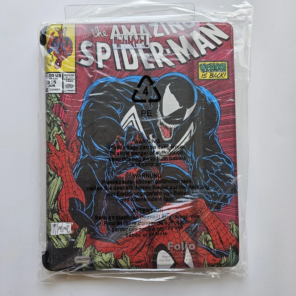 NEW iPad 2 & 3rd Gen Folio Protective Case Marvel Amazing Spider-Man #316 Venom - Image 2 of 4
