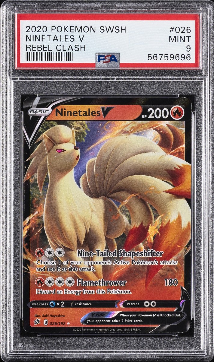 Ninetales V 026/192 Swsh02: Rebel Clash Holo for sale online | eBay