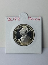 2022 Proof Britannia £2 Two Pound Coin Brilliant Uncirculated Bunc Bu Uncirc