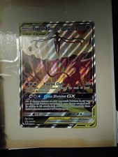 Pokémon Espeon & Deoxys GX SM240 Jumbo Oversized Promo Holo TAG TEAM Card TCG
