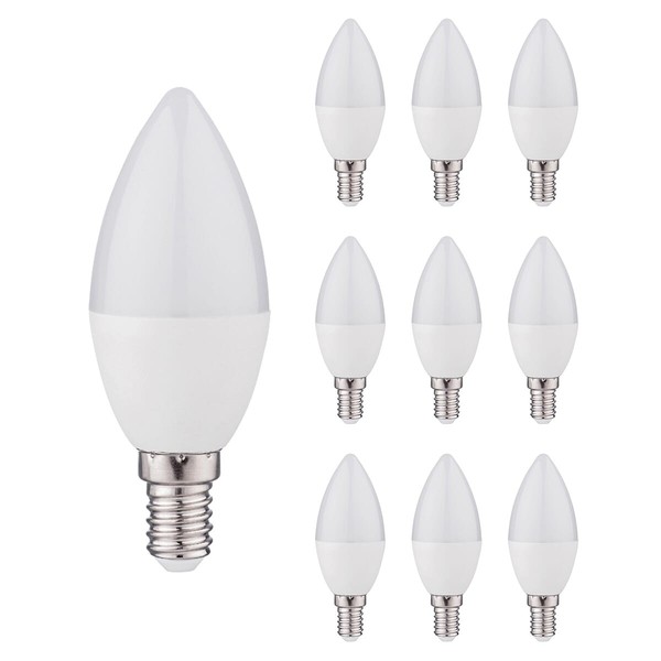 Kobi E14 Led-Lampe B35 5W 420Lm 4000K Neutralweiß 10 StüCk-image