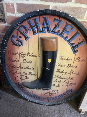 Vintage Ladenschild aus Holz