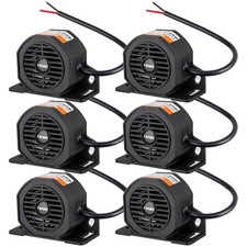 Truck Back up Alarm 6Pcs 110dB 12V-48V DC Car Reverse Alarm Horn Heavy-Duty B...
