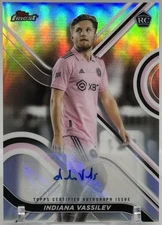 2022 Topps Finest MLS Indiana Vassilev RC Refractor Auto #12 Inter Miami CF