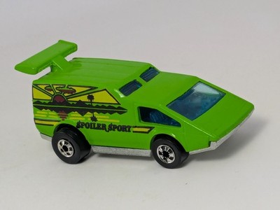 Vintage Hot Wheels 1976 Spoiler Sport Custom Van Green Diecast Mattel Hong Kong