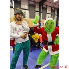 The Grinch Christmas Cosplay Costume - Santa's Archenemy Performance Outfit