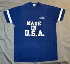 Vintage Champion Blue Bar T Shirt Xerox Plant Engineering Made In The USA 70s XL