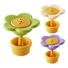 Toilet Push Button Flush Replacement Flower Shape Water Tank Flush Assist Tool