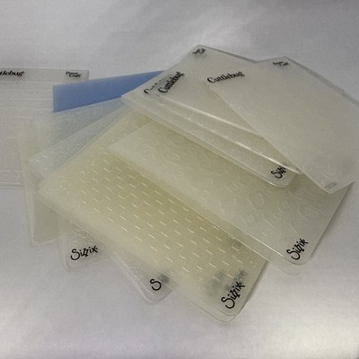 Lot of 13 Cuttlebug & Sizzix Embossing Folders Various Desings & Christmas