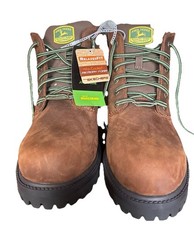 Botas industriales Skechers x John Deere Sergents Dozer para hombre 12 marrón nuevas con etiquetas