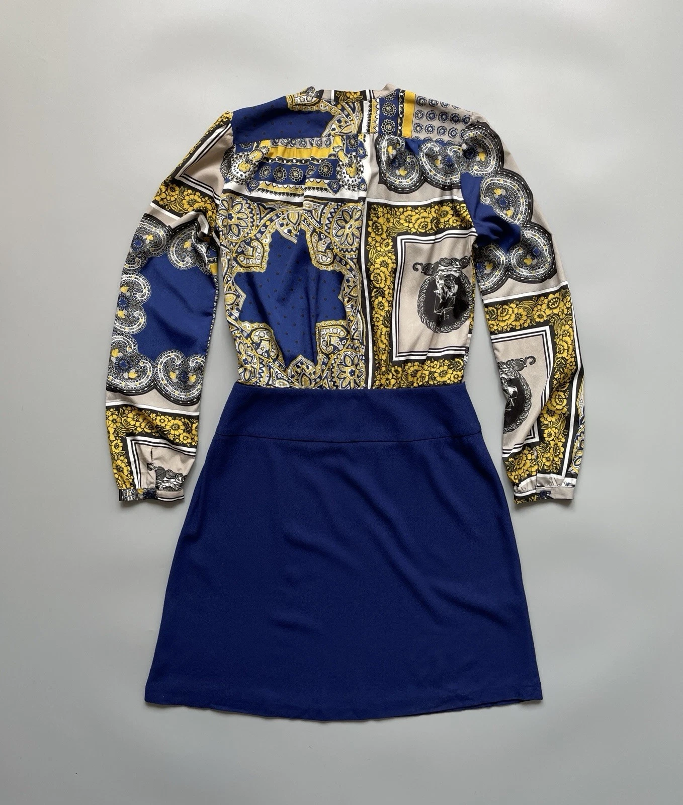 Love Moschino abito da sera donna blu colorato taglia S 42 made in Romania