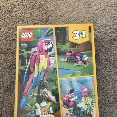 LEGO Creator Exotic Pink Parrot 3in1 Toy Set 31144 253pcs