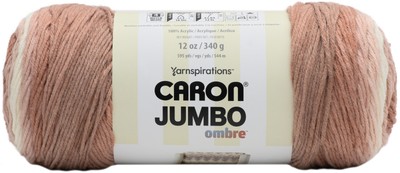 2er Pack Caron Jumbo Print Ombre Garn - Sepia 296619-19005