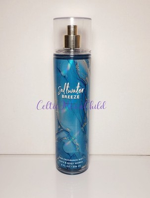 Bath & Body Works Saltwater Breeze  Fragrance Mist  8 fl oz NEW Discontinued