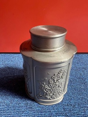 Royal Selangor Pewter Tea Caddy 8cm x 11cm Tin without Box Used