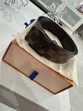 Authentic Louis Vuitton Damier Brown Belt Wit...