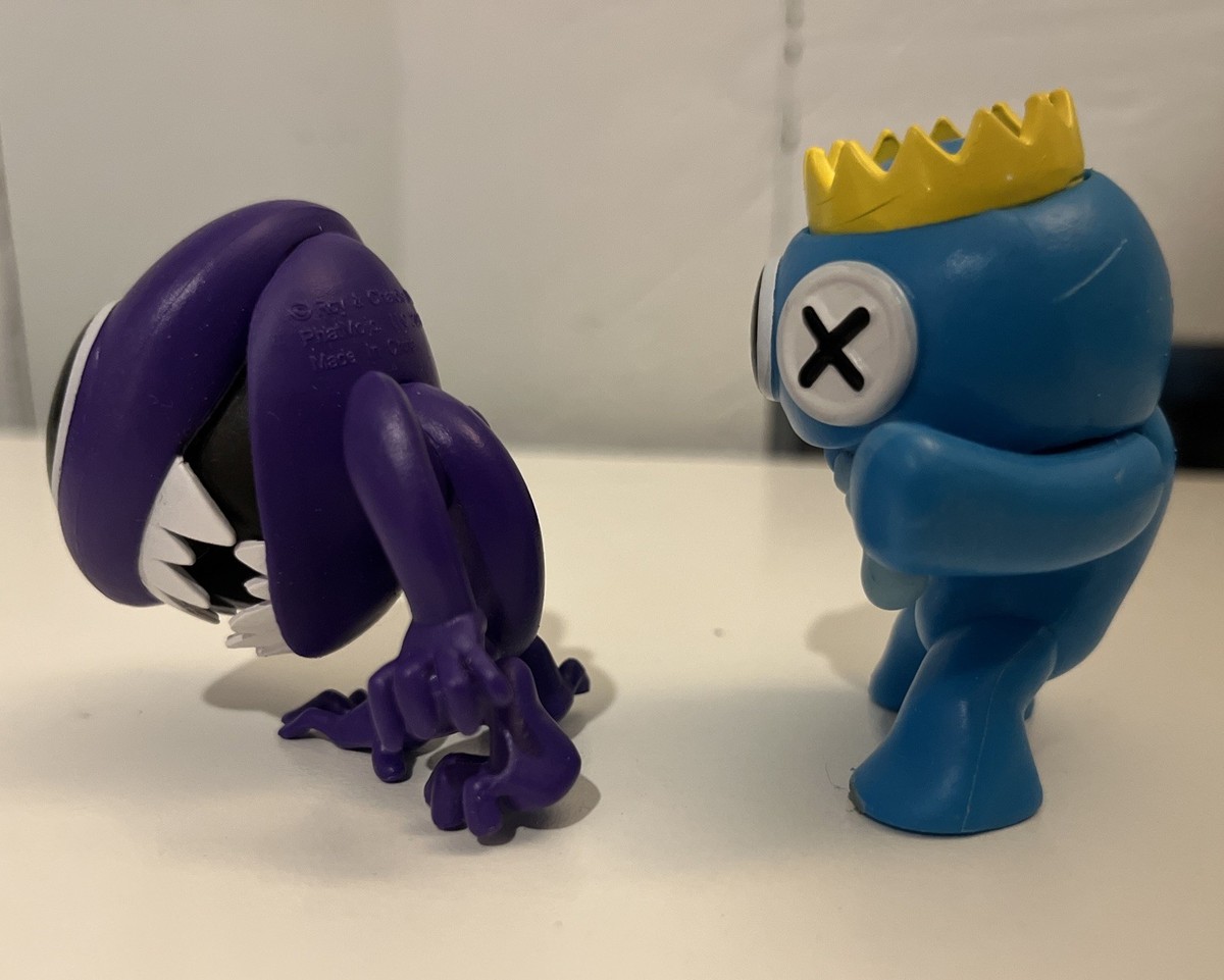 Roblox Phatmojo Rainbow Friends Mini Figure Metallic Purple (Rare