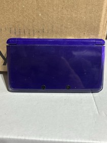 Nintendo 3DS Midnight Purple Portable Gaming Console Mint Condition