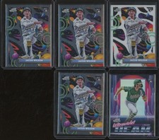 2025 Topps Cosmic Chrome LOT x5 JACOB WILSON RC Rookie Beam White Ref JA140