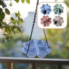 Bird Water Bowl Feeder Hanging Bird Bath Water Feeder Large Capacity Accessories