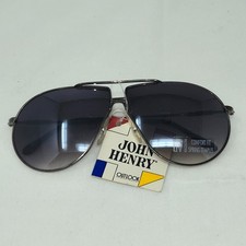 NWT VINTAGE 1996 JOHN HENRY OUTLOOK EYEWEAR CO PILOT SUNGLASSES 100 UV PROTECT