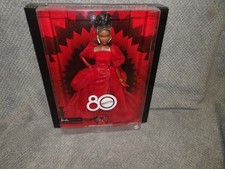 Barbie Mattel 80th Anniversary Brunette African American Doll JBJ18 Mattel 2025