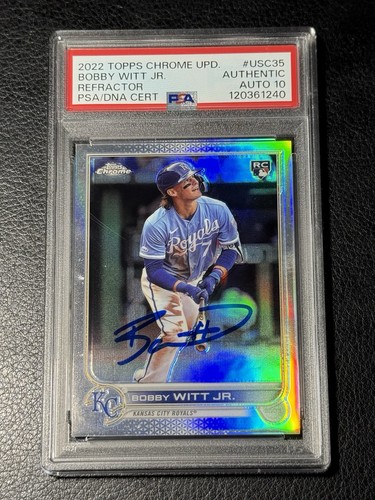 Bobby Witt Jr. [Refractor] #USC35 2022 Topps Chrome Update card