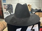 Hardee Hat Frank Burgess 7 1/2 Black Cowboy Hat US Civil War