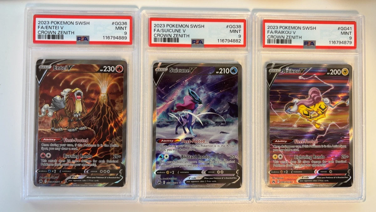 Suicune Holo Pokémon TCG Individual Collectible Card Game Cards