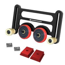 Aluminium Pressvorschub Doppellagerrad Flexibel H?henverstellung