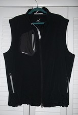 Zero Restriction black Full Zip Vest Men s Si...