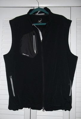 Zero Restriction black Full Zip Vest Men s Size XXL