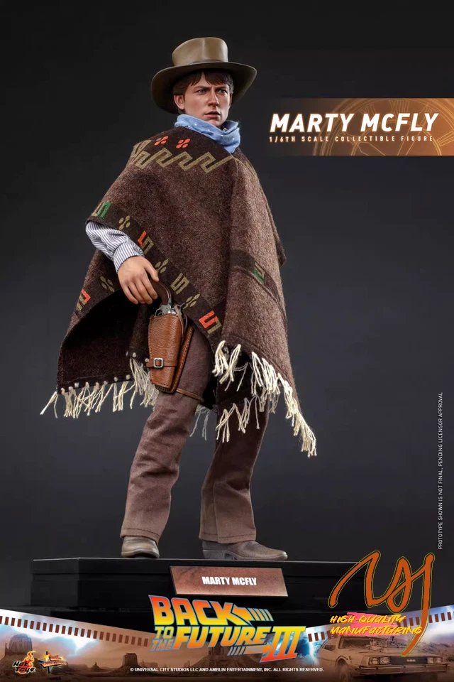 EN STOCK Nuevo Hot Toys MMS616 Regreso al Futuro Parte III 1/6 Marty McFly Foto 3 de 4