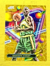 Shawn Kemp 2023-24 Topps Cosmic Chrome Gold Interstellar /50 Seattle Supersonics