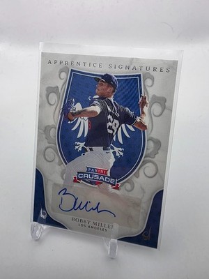 2024 Panini Crusade Bobby Miller #AS-BML Apprentice Signatures Auto Dodgers