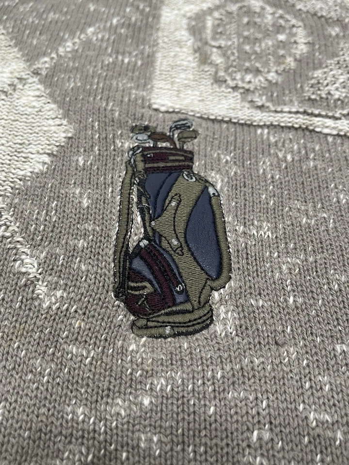Suéter Vintage Cypress Links Golf Masters Para Hombre 2XL Bordado Gráficos Grandes Foto 4 de 4