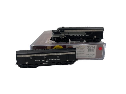 Escala N Broadway Limited Paragon Series 3514 Nueva York A & B EMD F7 Piezas | Condition: For parts or not working
