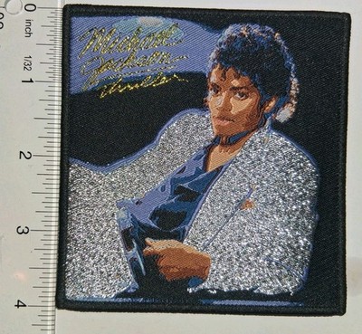 Michael Jackson Thriller Black Border Woven Patch