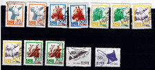 Corée du Sud beau lot de différents timbres oblitérés