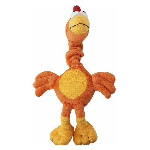 One Dog Toy 14 Inch Chirpies Singing Bird Plush Bungee Neck Tugs Sets Available - Picture 5 of 36