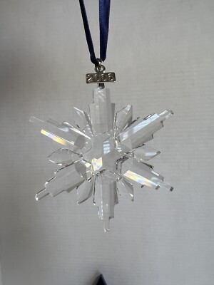 Swarovski 2006 Annual Snowflake ornament original box and