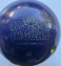 Vintage Ebonite Jaguar Bowling Ball 15 lb
