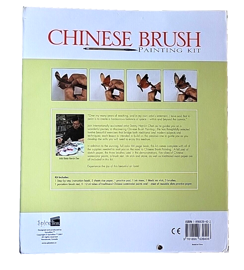 Spice Box An Introduction to Chinese Brush Painting Kit NEW eBay
