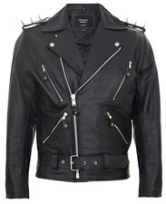 Mens Stylish Brando Casual Black Ghostrider S...